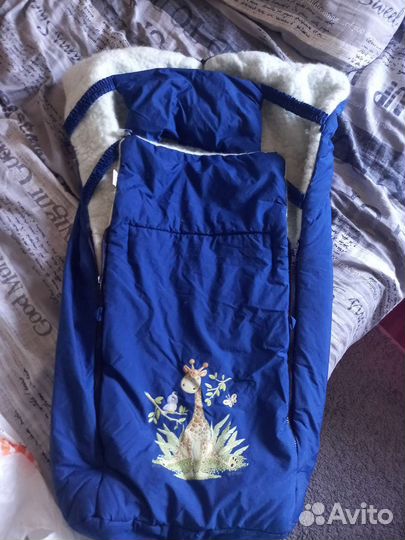 Зимний конверт в коляску