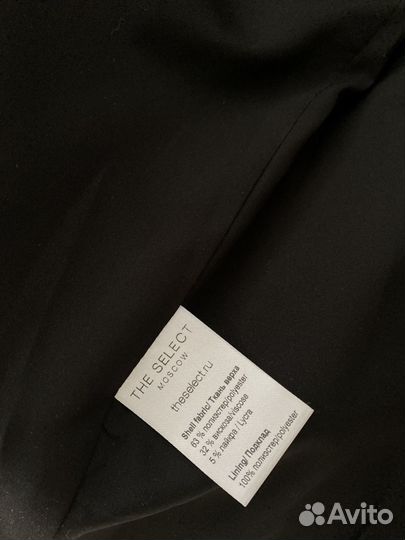 Пиджак женский черный XS