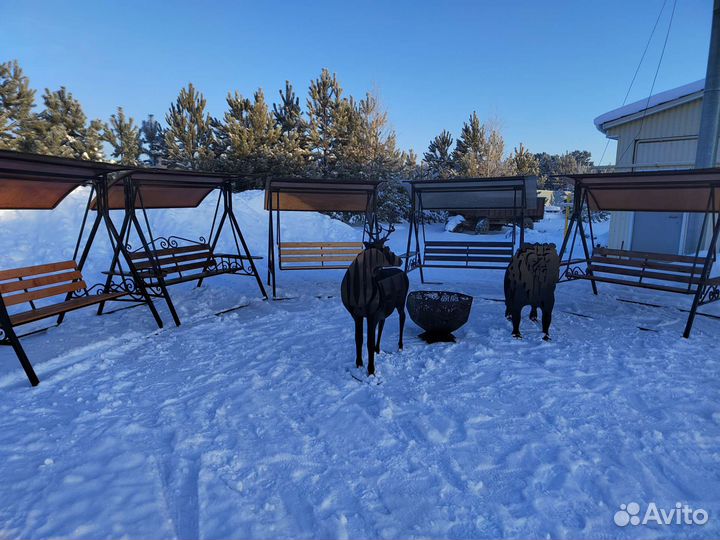 Мангал олень лев