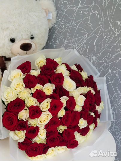 Букеты из 101 розы
