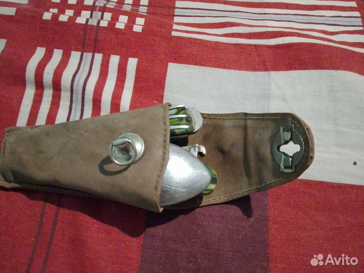 Туристический набор ложка вилка нож СССР