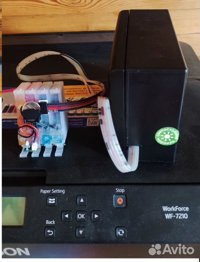 Цветной струйный принтер А3 Epson WF-7210