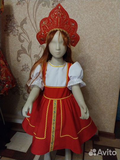 Детские русские-народные карнавальные костюмы