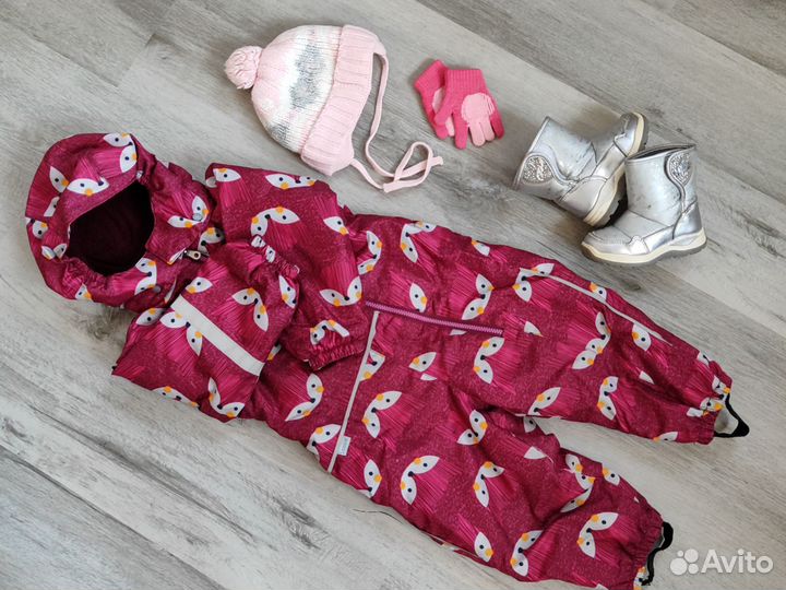 Комбинезон зима lassie 86 92 пакет сапоги 23