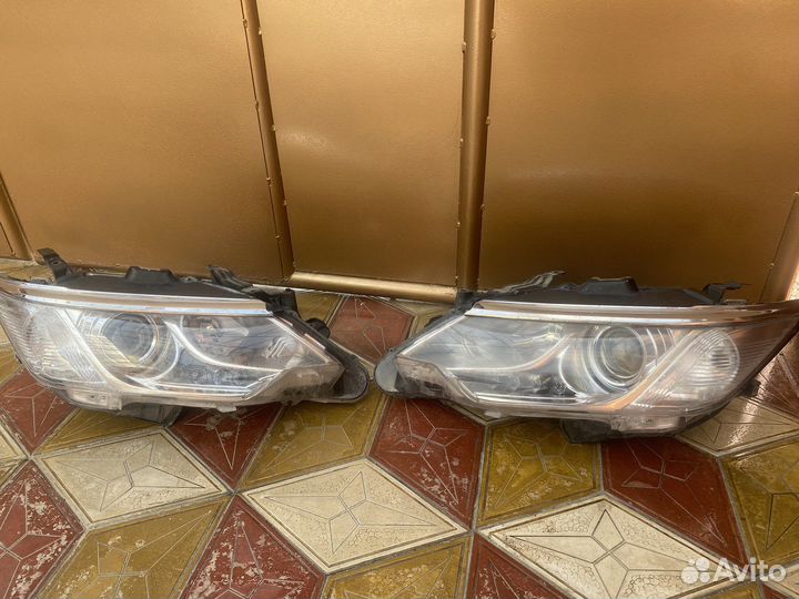 Фары на toyota camry 55, решетка