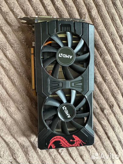 Видеокарта RX-580 4 gb powercolor