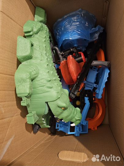 Трек хот вилс автомойка крокодил