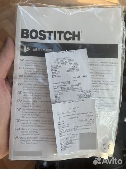 Пневматический пистолет для гвоздей bostitch