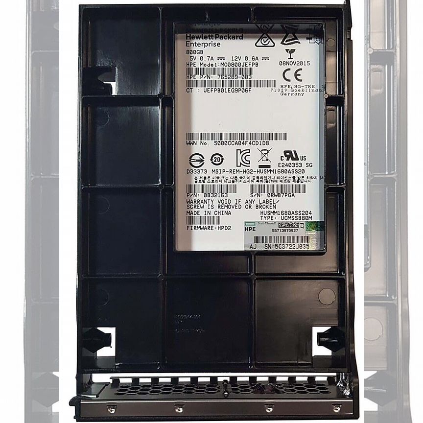 [P06579-001] Жесткий Диск Hp 800gb Sas 3,5" Ssd P06579-001