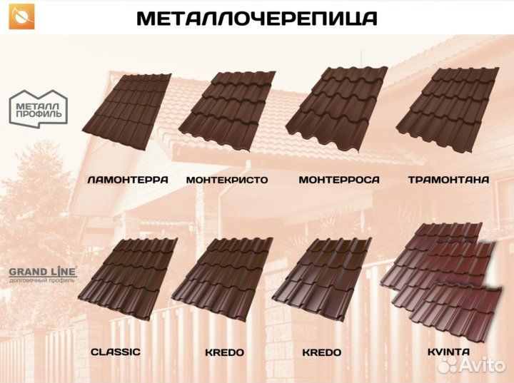 Металлочерепица под заказ