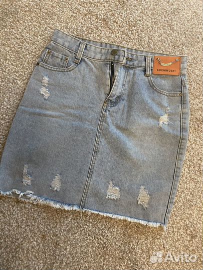 Джинсовая юбка