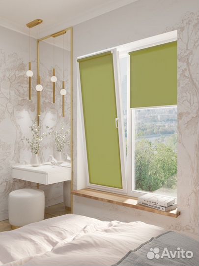 Рулонные шторы Коралловые RAL7081