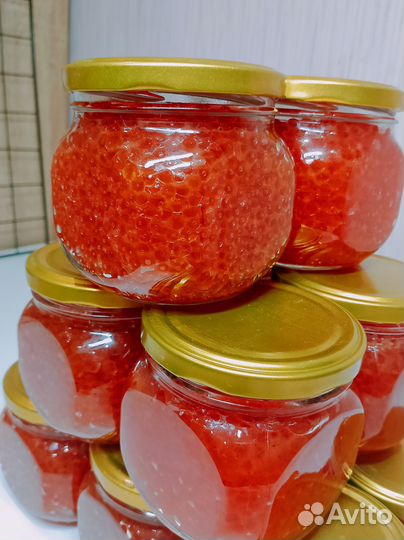 Натуральная вкусная красная икра с Камчатки