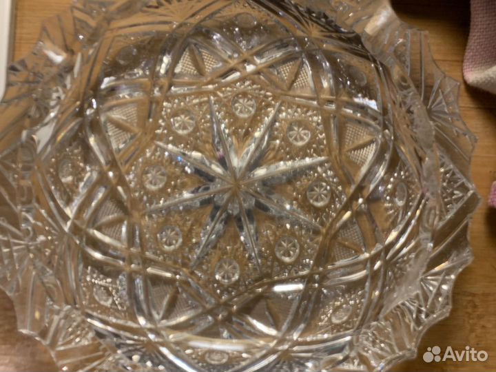 Пепельница хрустальная