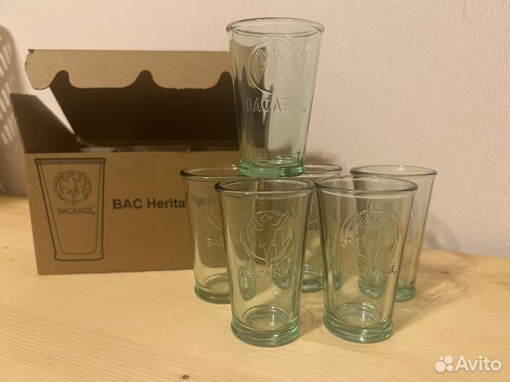 Бокал для Мохито редкие Bacardi новые