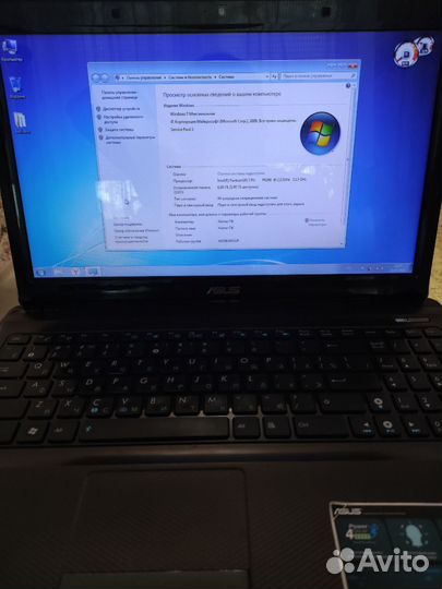 Ноутбук asus k52f