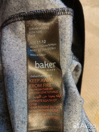 Легинсы бархатные Baker на возраст 11-12 лет