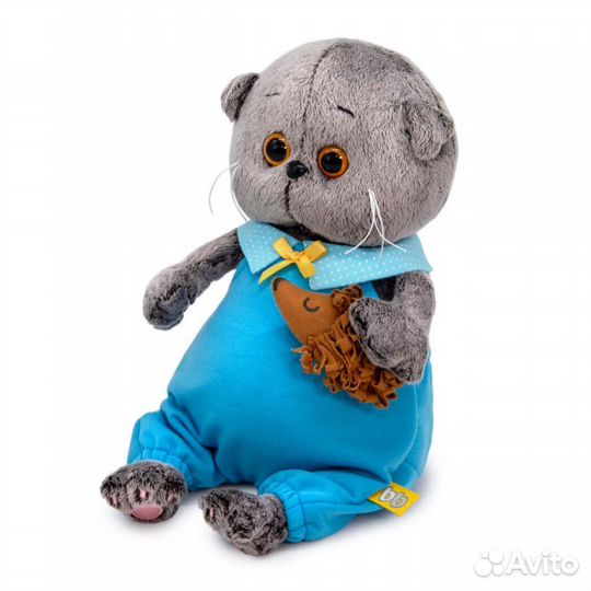 Кот Басик Baby 20 см с ёжиком