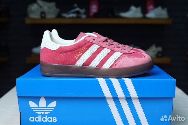 Adidas Gazelle Indoor pink cloud white