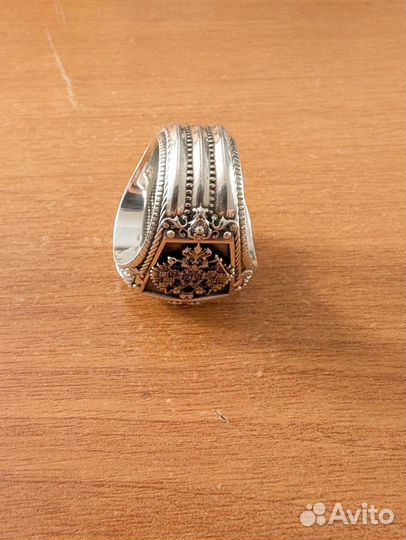 Мужская печатка серебро