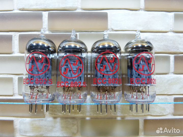 Itub ECC802S JJ - I.E.T - Tesla - лампы винтажные