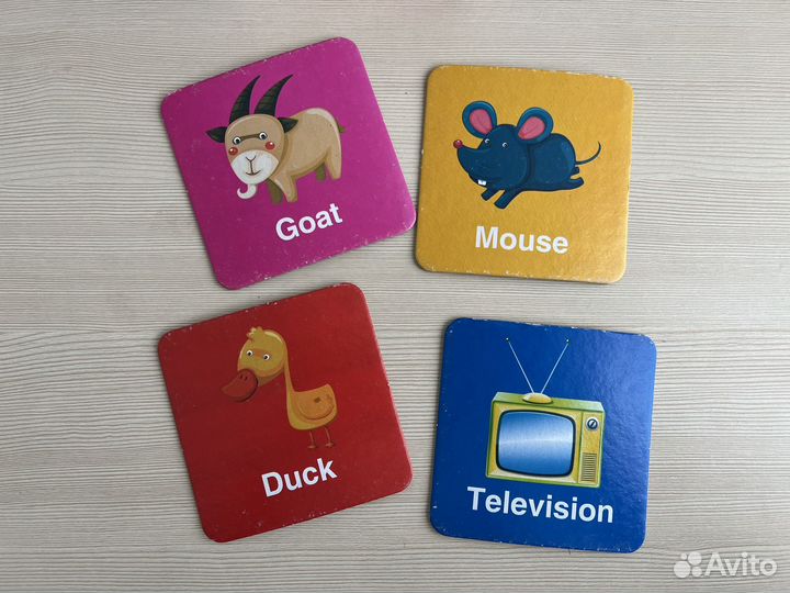 Игровые карточки по английскому языку для детей