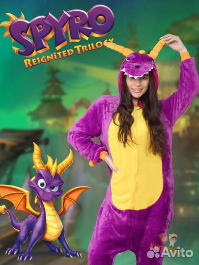 Кигуруми дракон Spyro