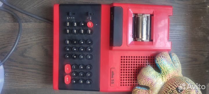Калькулятор elka 55 СССР с выводом на ленту