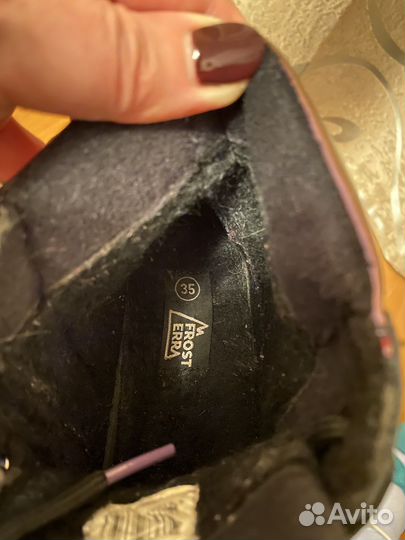 Ботинки зимние для девочки