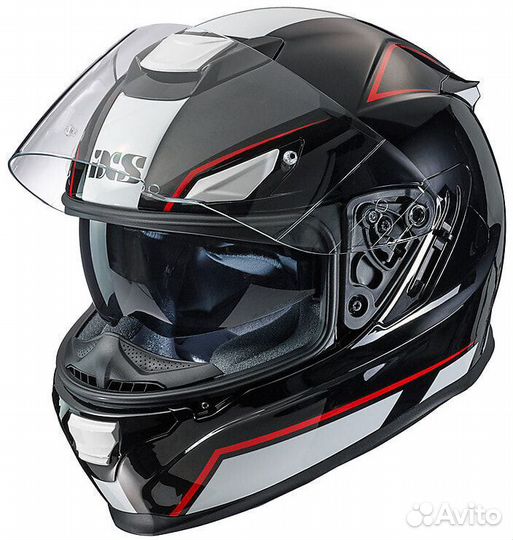 IXS 315 2.1 Full Face Motorcycle Мотошлем Black Wh