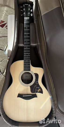 Электроакустическая гитара taylor 214ce