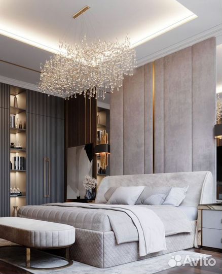 Детская кровать с мягким изголовьем