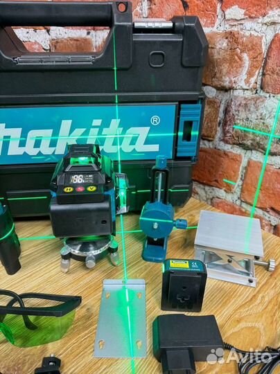 Лазерный уровень Makita 4D 16 линий+штатив