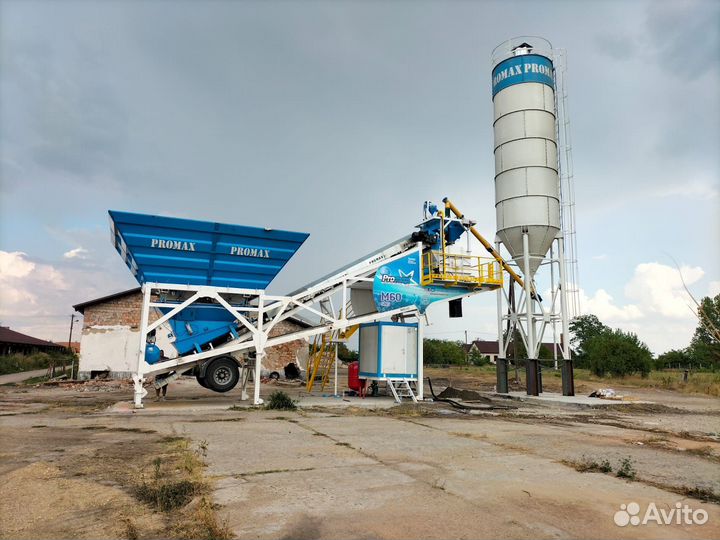 Мобильный бетонный завод Promax M60 TWN