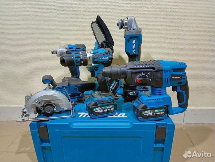 Набор аккумуляторного инструмента 6 в 1 Makita