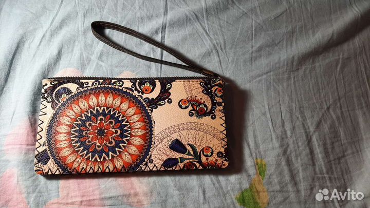 Кошелек клатч женский. Подарок на 8 марта