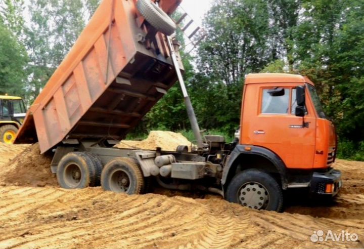 Песок щебень отсев