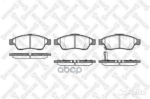 Колодки дисковые передн. 886 001B-SX Stellox