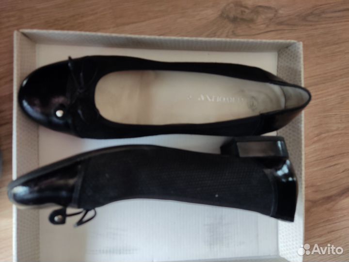 Балетки натуральная кожа 41 размер