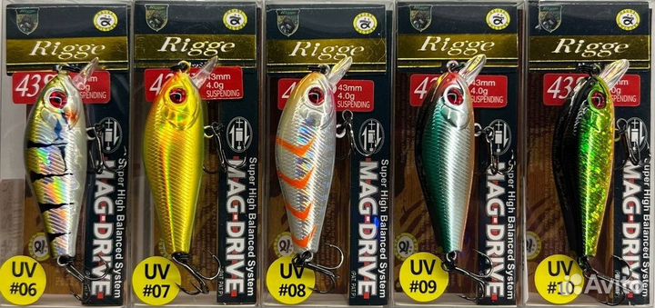 Воблеры Zipbaits Rigge 43SP