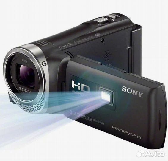 Видеокамера sony handycam с встроенным проэктором