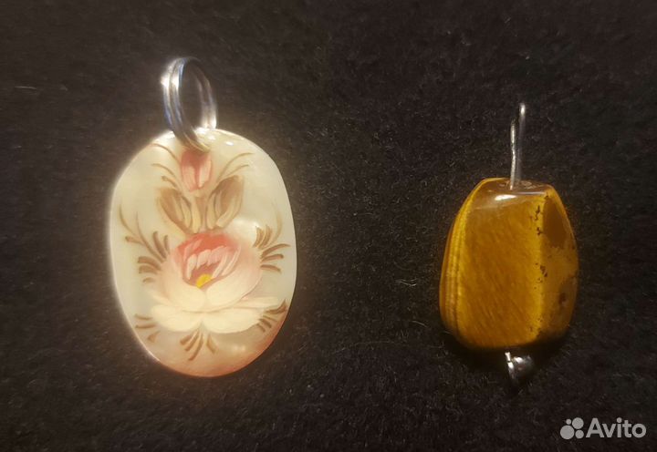 Кулон, клипсы