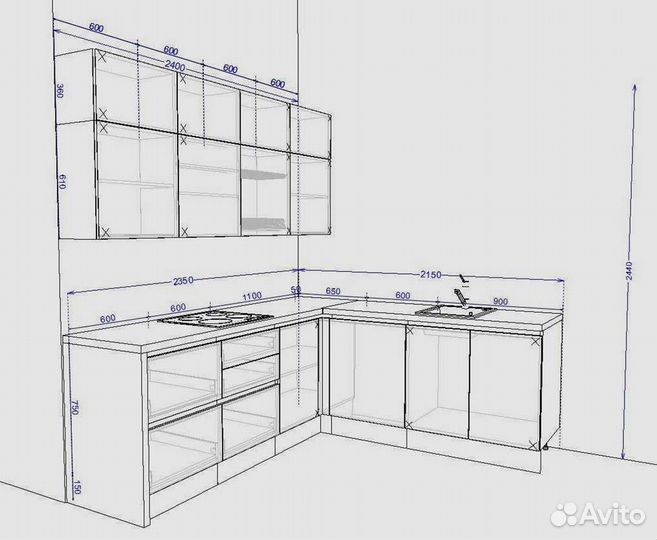 Кухонный гарнитур от производителя