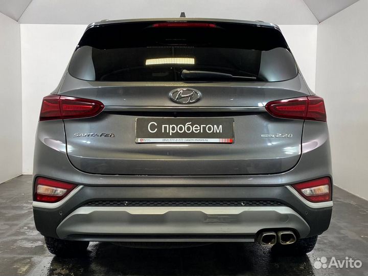 Hyundai Santa Fe 2.2 AT, 2019, 160 000 км