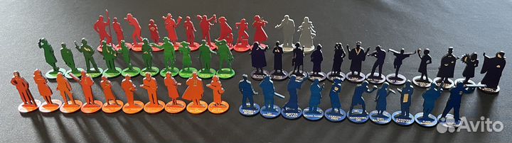 Карточный Ужас Аркхэма PNP набор,миниатюры сыщиков