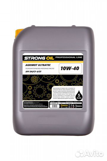 Масло моторное Strong OIL Agrimot ultratec 10W-40