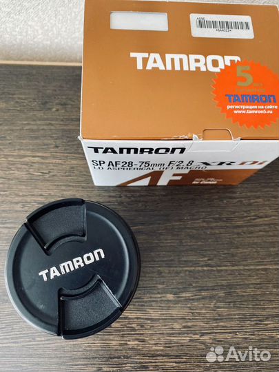 Объектив tamron 28-75 2.8 for canon