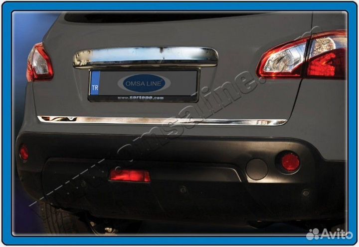 Накладка на крышку багажника Nissan Qashqai