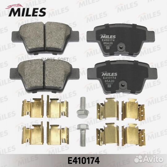 Miles E410174 Колодки тормозные citroen C4 04/peug