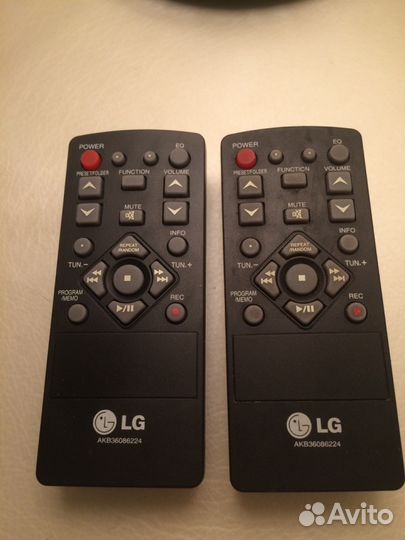 Пульт LG к музык. центру